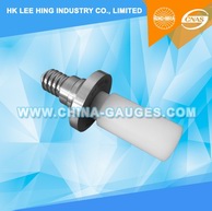 IEC60061-3: 7006-30A-1 Plug Gauge for Lampholder E14 with Candle Shaped Shaft for Candle Lamps for Testing Contact Making