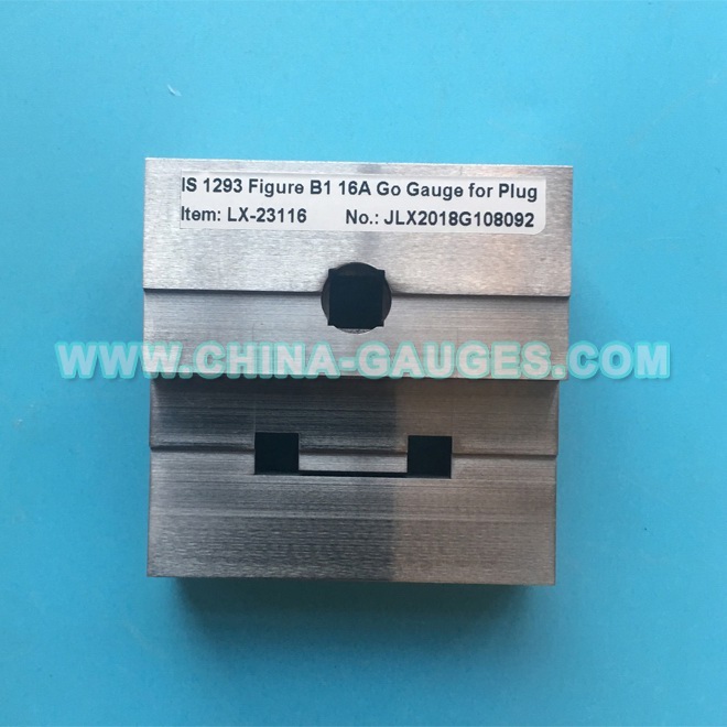 IS 1293 Figure B1 16A Go Gauge for Plug